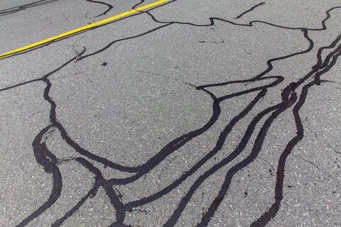 Asphalt Crack Filler solution at Madison, WI
