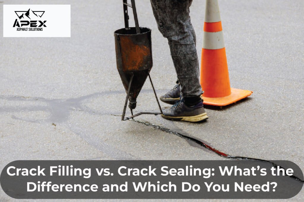 Crack Filling vs. Crack Sealing
