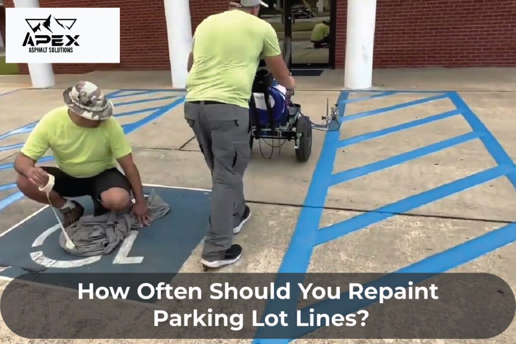 repaint parking lot lines